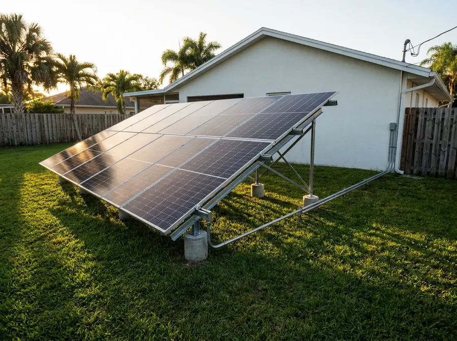 Ground mounted solar system